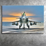 Rafale Fighter Jet Military Airplane Plane Fighter 17 Canvas Prints Wall Art Decor - Painting Canvas, Art Prints, Ready to Hang