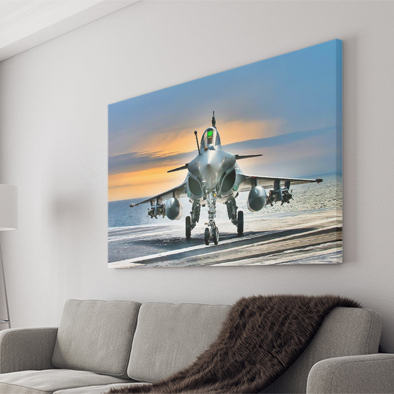 Rafale Fighter Jet Military Airplane Plane Fighter 17 Canvas Prints Wall Art Decor - Painting Canvas, Art Prints, Ready to Hang