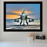 Rafale Fighter Jet Military Airplane Plane Fighter 17 Framed Art Prints Wall Decor - Painting Art, Framed Picture, Ready to Hang