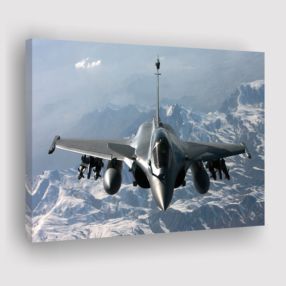 Rafale Fighter Jet Military Airplane Plane Fighter 33 Canvas Prints Wall Art Decor - Painting Canvas, Art Prints, Ready to Hang