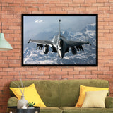 Rafale Fighter Jet Military Airplane Plane Fighter 33 Framed Art Prints Wall Decor - Painting Art, Framed Picture, Ready to Hang