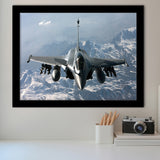 Rafale Fighter Jet Military Airplane Plane Fighter 33 Framed Art Prints Wall Decor - Painting Art, Framed Picture, Ready to Hang