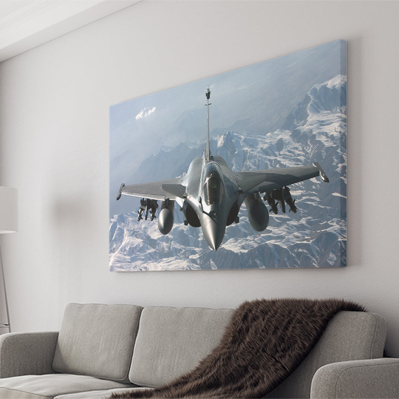 Rafale Fighter Jet Military Airplane Plane Fighter 33 Canvas Prints Wall Art Decor - Painting Canvas, Art Prints, Ready to Hang