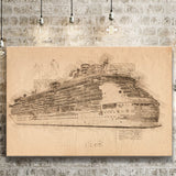 Royal Caribbean Cruise Ship Canvas Prints Wall Art - Painting Canvas, Painting Prints, Wall Home Decor, Prints for Sale