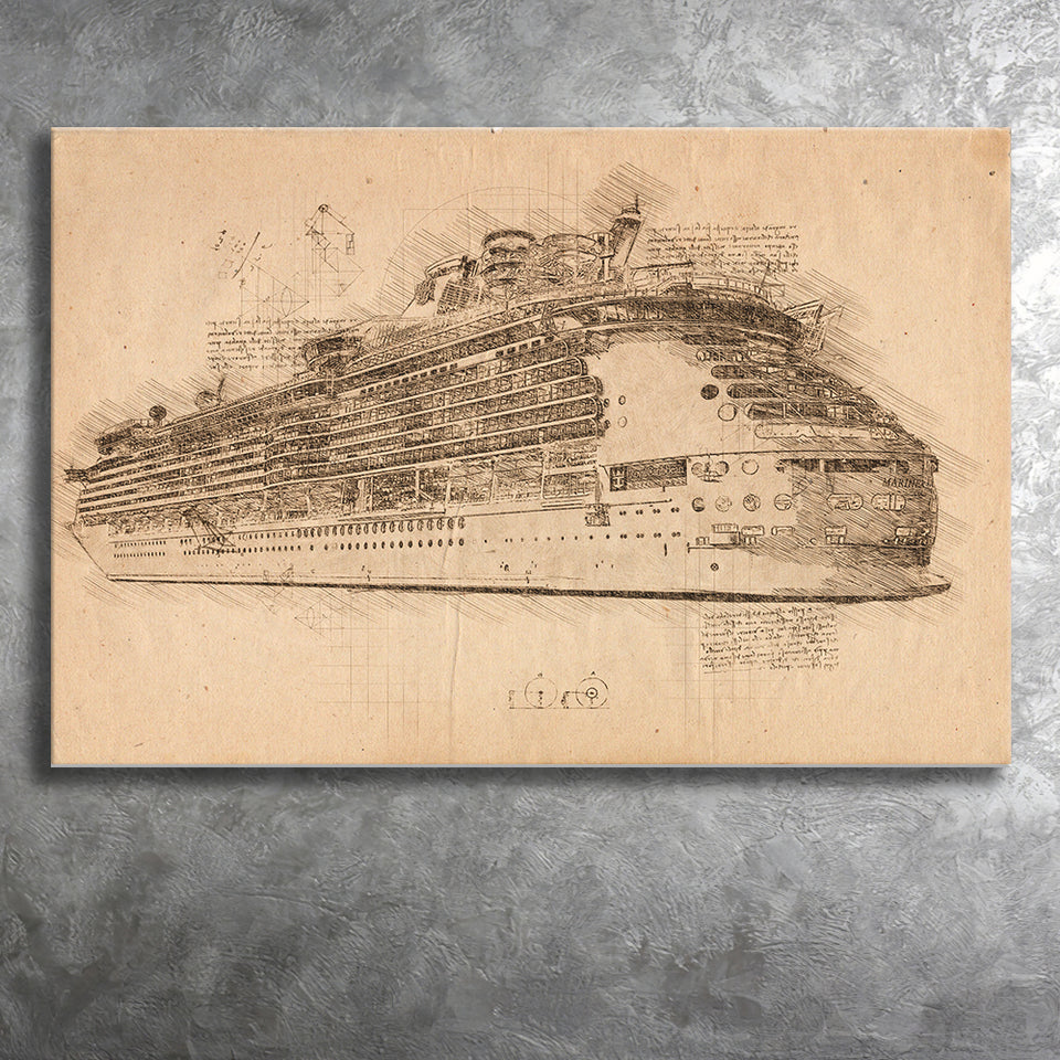 Royal Caribbean Cruise Ship Canvas Prints Wall Art - Painting Canvas, Painting Prints, Wall Home Decor, Prints for Sale