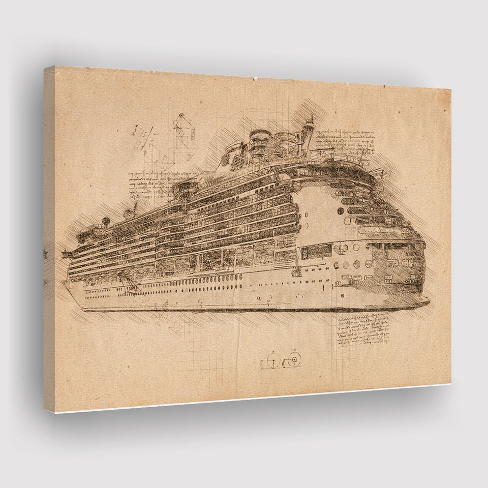 Royal Caribbean Cruise Ship Canvas Prints Wall Art - Painting Canvas, Painting Prints, Wall Home Decor, Prints for Sale