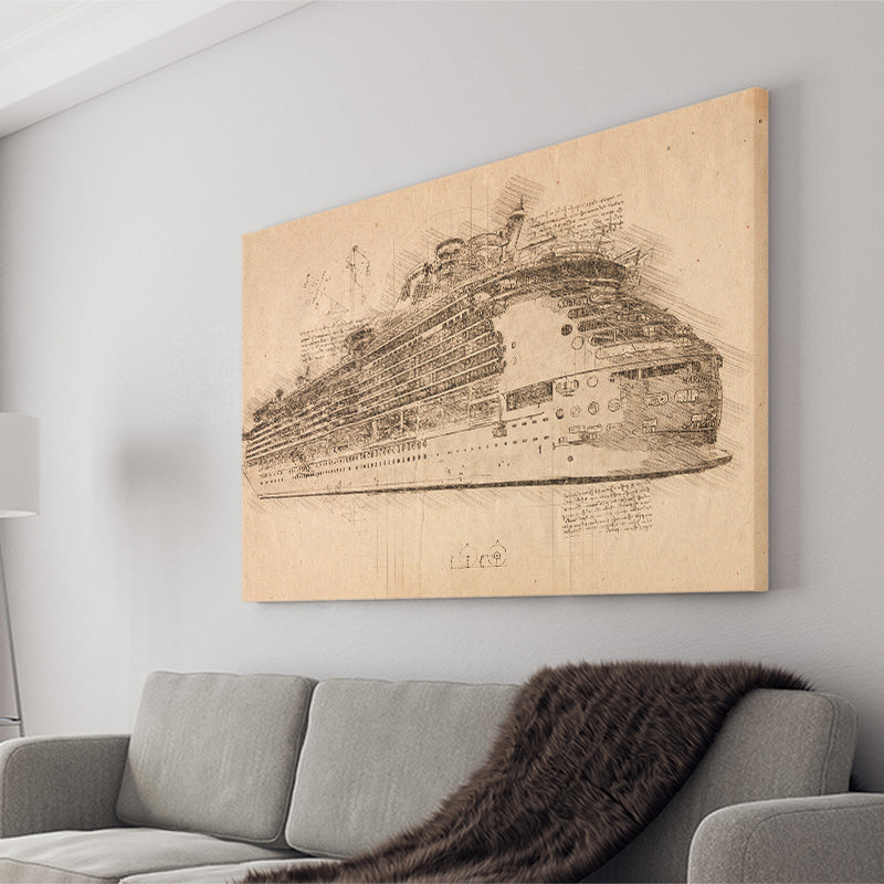 Royal Caribbean Cruise Ship Canvas Prints Wall Art - Painting Canvas, Painting Prints, Wall Home Decor, Prints for Sale