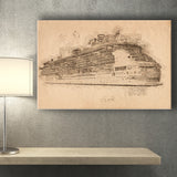 Royal Caribbean Cruise Ship Canvas Prints Wall Art - Painting Canvas, Painting Prints, Wall Home Decor, Prints for Sale