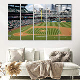 Safeco Field Stadium Baseball 5 Pieces Canvas Prints Wall Art Decor - Painting Canvas,Multi Panel,Painting Prints,For Sale