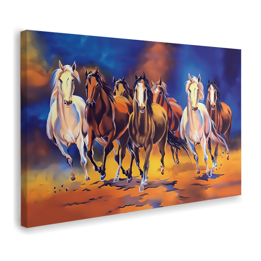 Horse Watercolor Painting Canvas Prints Wall Art Decor - Painting Canv –  UnixCanvas