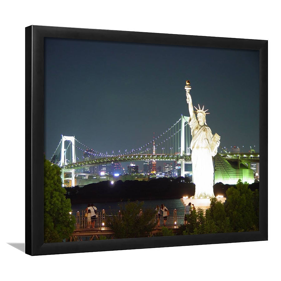 Statue Of Liberty National Monument Framed Wall Art Prints - Framed Prints, Prints for Sale, Framed Art