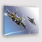 Su 37 War Airplane Canvas Prints Wall Art Decor - Painting Canvas, Art Prints, Ready to Hang