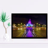 The Beautiful Scene Of Cinderella Castle Framed Art Prints Wall Decor - Painting Prints,Wall Art, Framed Picture,For Sale
