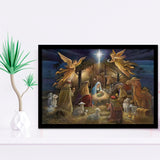 The Birth Of Jesus Christ Framed Art Prints Xmas Wall Decor - Painting Art, Home Wall Art, Framed Picture