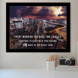 Wake Up And Chase Them Motivation Art Framed Art Prints Wall Decor - Painting Prints,Wall Art, Framed Picture,For Sale