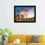 Welcome To Las Vegas Sign Framed Wall Art Prints - Framed Prints, Prints for Sale, Framed Art