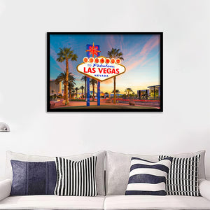 Welcome To Las Vegas Sign Framed Wall Art Prints - Framed Prints, Prints for Sale, Framed Art