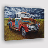 Winner Gets A Signed Print Vintage Picku Truck Canvas Prints Wall Art - Painting Canvas, Wall Decor, Home Decor, Painting Prints, For Sale