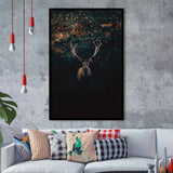 Deer Art Decor Framed Art Prints Wall Decor - Painting Prints, Wall Art, Framed Picture, For Sale