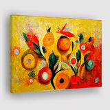 Yellow Orange Oipainting Abstract Art Canvas Prints Wall Art - Painting Canvas,Wall Decor,Art Print,Home Decor